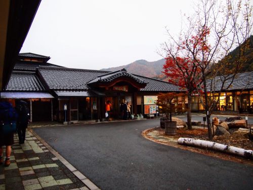山梨県北杜市の「増富の湯」でかけ流しのラジウム温泉につかり、摘み草の天ざる蕎麦で昼酒
