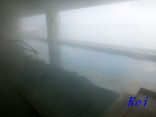 和倉温泉『ホテル海望』(4)展望風呂の内湯と泉質 〔石川県七尾市〕