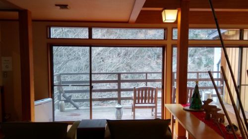 上州、四万温泉、長静館で今年の〆