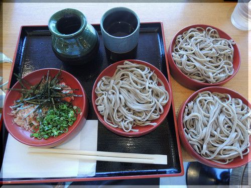 【奥出雲湯村温泉〔河原の野湯〕(島根・雲南市)】 ~お手軽野湯は、足元自噴~ & 出雲そばを食す