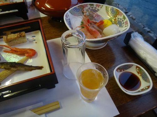虹岳島温泉 虹岳島荘(福井県三方上中郡)③食事