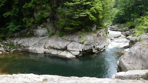 美作三湯のうちのひとつ・奥津温泉近くにある景勝地~奥津渓(岡山県)