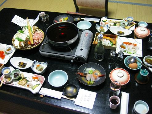 上の湯温泉 銀婚湯 食事 (2016年 春)