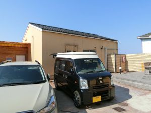 デッキ&露天風呂完備!BBQできるペンション