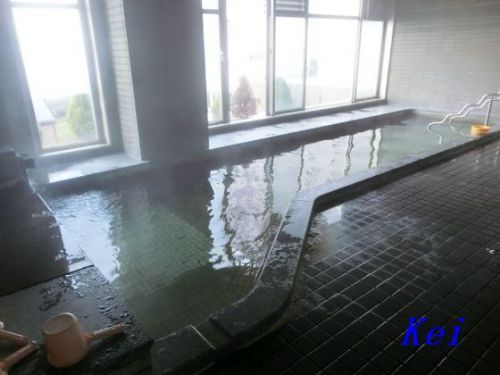 松江しんじ湖温泉「松江ニューアーバンホテル」(3)温泉、泉質、大浴場からの眺め 〔島根県松江市〕