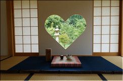 【まにわ温泉〔真庭リバーサイドホテル〕(岡山・真庭市)】 & ~ ハートの窓!~