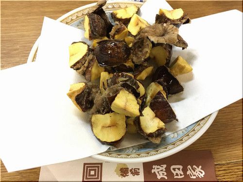 【皆生温泉〔和風旅館三井〕(鳥取・米子市)】~かけ流しの湯~ &秋の味覚{栗の唐揚}