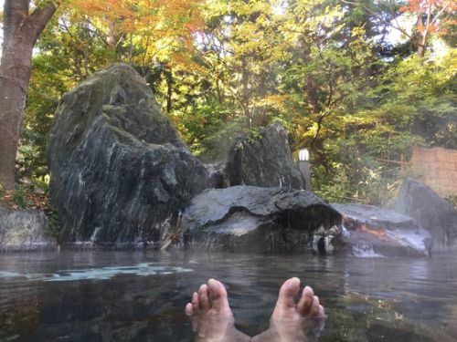 会津若松東山温泉なう!