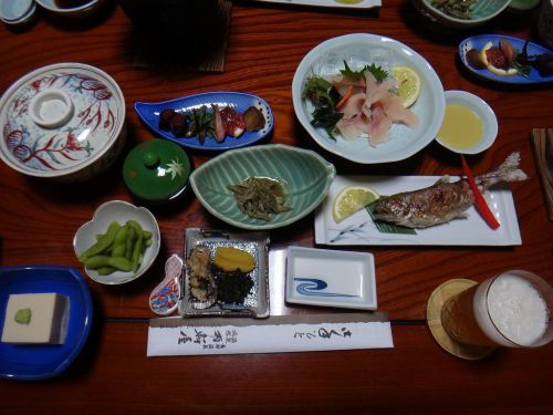 龍神温泉 有軒屋(和歌山県田辺市)③食事