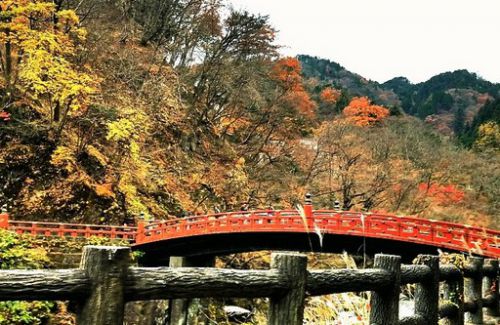 湯西川温泉 清盛 紅葉名残と露天風呂