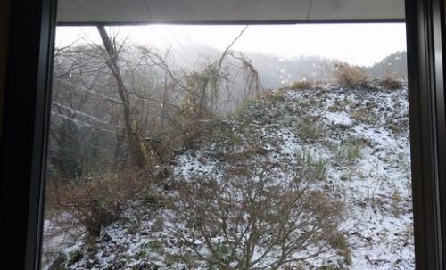 湯西川温泉、清盛、6度目、雪見の朝食