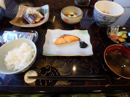 鹿教湯温泉 鹿乃屋旅館の朝食