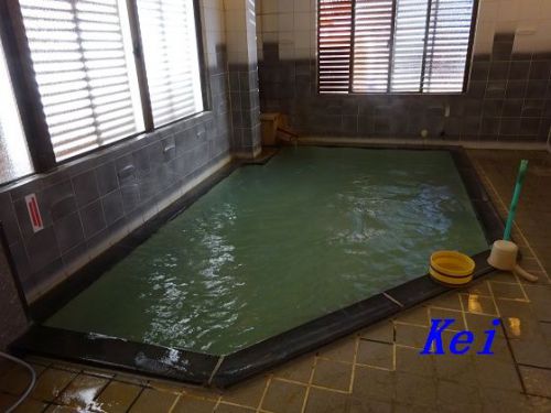 いわき湯本温泉「鮮の宿 柏」(4)朝の温泉 〔福島県いわき市〕