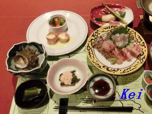 『寒水沢温泉 八甲田リゾートホテル』(3)リゾートな夕食 〔青森県青森市〕