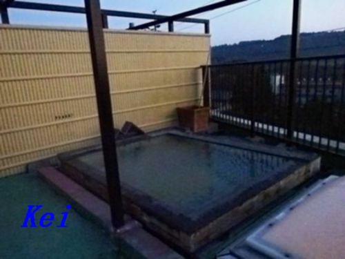 霧島神宮温泉「民宿登山口温泉」(2)露天風呂編★夕・朝 〔鹿児島県霧島市〕