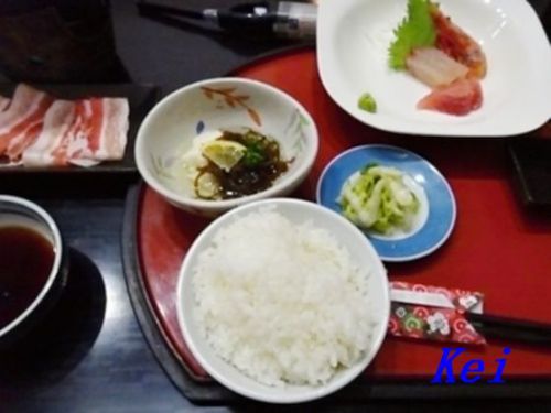 霧島神宮温泉「民宿登山口温泉」(3)夕食編 〔鹿児島県霧島市〕
