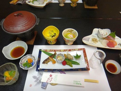 小川温泉 ホテルおがわ ④夕食と朝食の紹介