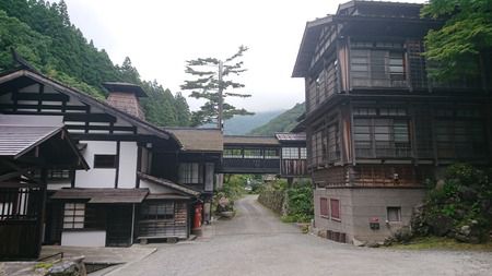 法師温泉長寿館での湯浴み