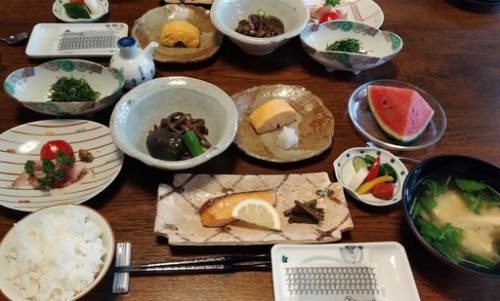 新潟、魚沼、湯之谷温泉、友家ホテル、六度目、朝食