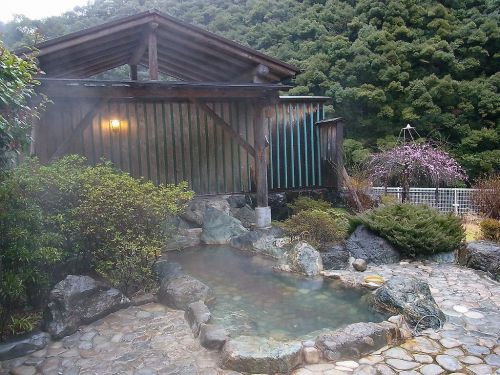 十津川温泉 山水(現:静響の宿 山水) ②温泉 十津川温泉掛け流し