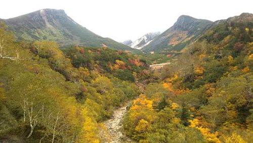 十勝岳・上富良野岳の登山と紅葉★十勝岳温泉凌雲閣 〔北海道上富良野町〕