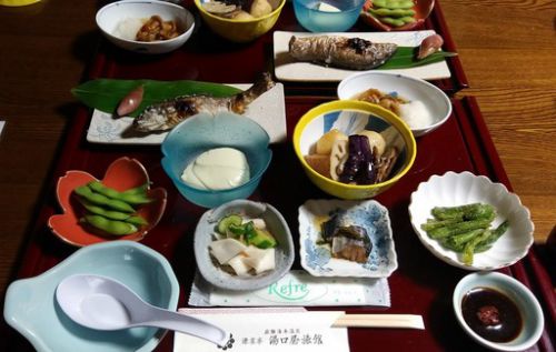 福島天栄村・源泉亭湯口屋 再訪 夕食