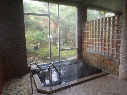 三島谷温泉 永久荘(長岡市) 透明度10cmの黒い濁り湯が、こんなところにあったとは。