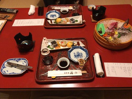 箱根湯本温泉 真綿の湯 萬翠楼福住(2月の懐石料理)