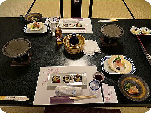 深雪温泉 その4 夕食編