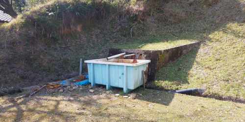 霧島丸尾温泉:ポリタンク温泉