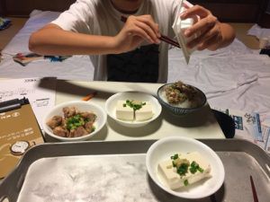 大沢温泉自炊生活:作った食事