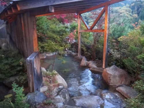 福地温泉 粋泉荘(高山市) ④「のくとまり手形」で「山水」さんへ