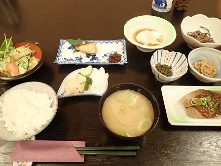 寸又峡温泉 湯屋 飛龍の宿の朝食