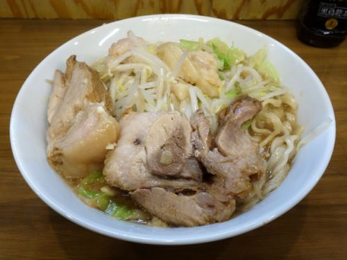 ラーメン二郎(前橋千代田町店) 小ラーメン700円 & まえばし駅前 天然温泉ゆ~ゆ