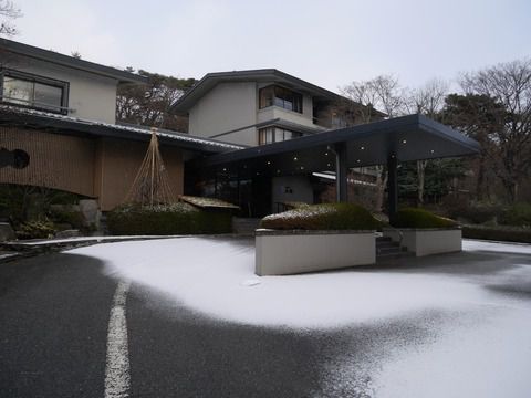 2018.12 那須温泉 山楽 ラウンジ ①