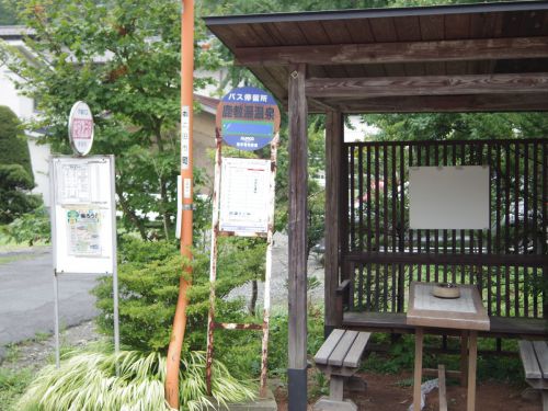 千曲バス「上田-松本線」に乗って、鹿教湯温泉(長野県)へ。