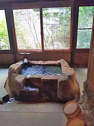 おひとりさま癒しの温泉三昧の旅 鹿児島・忘れの里雅叙苑 お風呂リビング