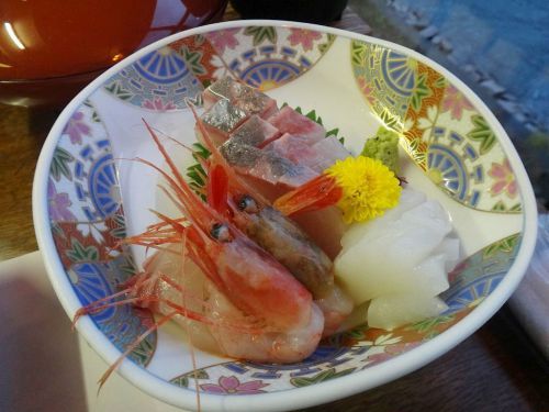 虹岳島温泉 虹岳島荘 ③夕食は若狭の幸が満載