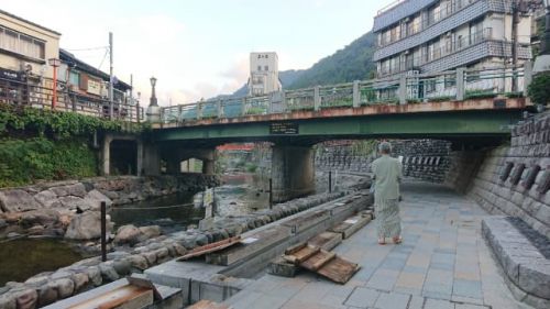 新温泉町湯村温泉からおはようございます