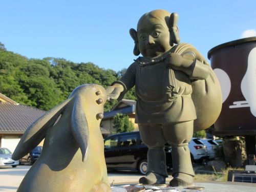 玉造温泉そぞろ歩き ②足湯もある街中にはフォトスポットがたくさんあります