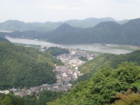 城崎温泉ロープウェイ 山から見下ろす城崎温泉