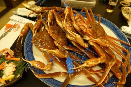 【湯原温泉〔元禄旅館油屋 食湯館〕(岡山・真庭市)】~かけ流しの湯~ & 冬の味覚「松葉ガニ」