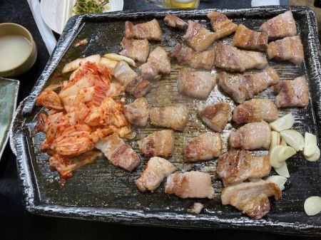 【上湯温泉〔河原の湯〕(奈良・十津川村)】~かけ流しの湯~ &肉厚サムギョプサル♪