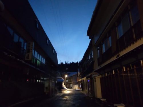 人がいなかった肘折温泉