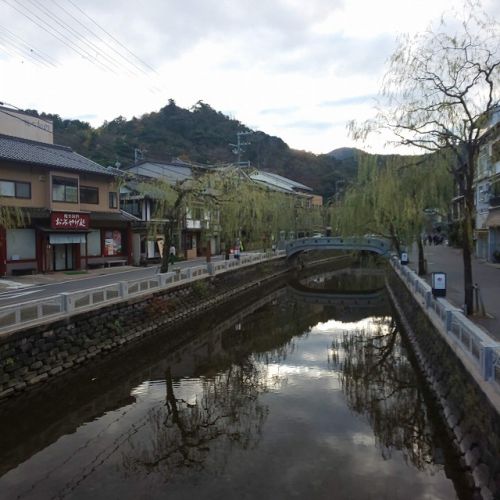 城崎温泉 散策と足湯・源泉
