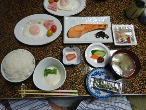 板留温泉 温泉民宿ささき(朝食編)