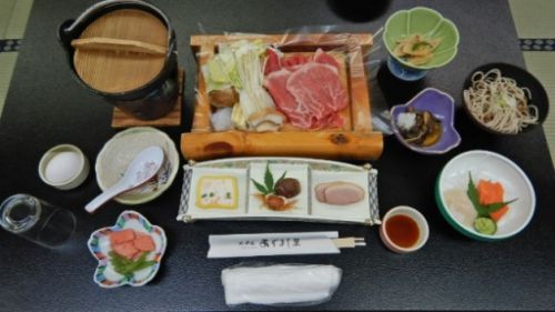 板留温泉 ホテルあずまし屋(夕食編)