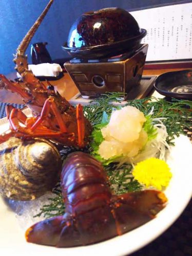 六左衛門での夕食 鏡ヶ浦温泉 rokuza