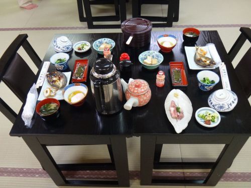 七釜温泉 七釜荘 ⑤朝食はスタンダードでした