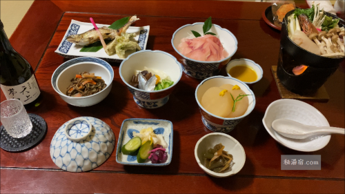 【宮城】吹上温泉 峯雲閣 宿泊 その2 お食事編